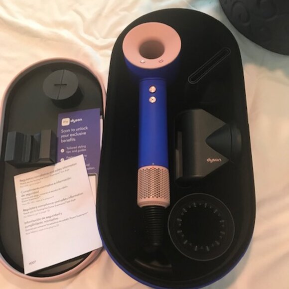 Dyson Supersonic Hair Dryer, Blue/Blush, Special Edition
